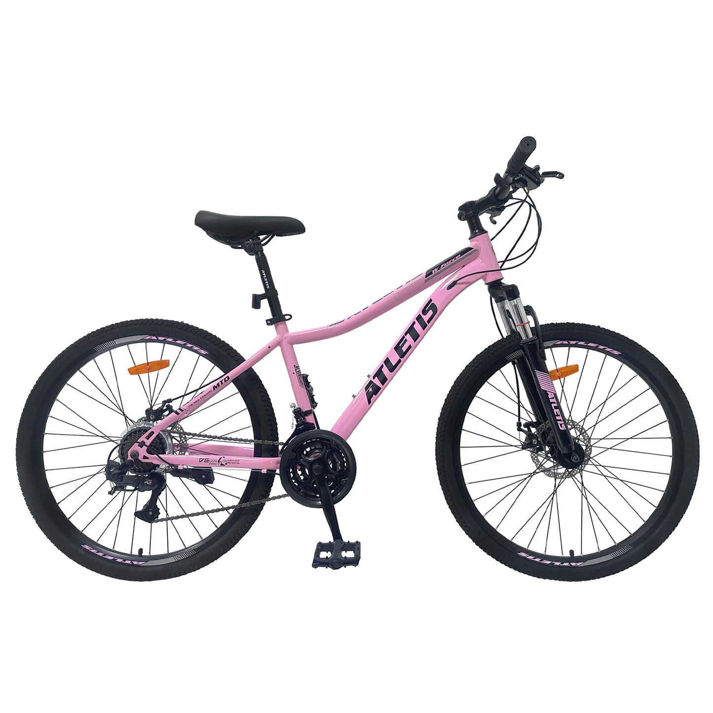 Bicicleta Mountain Bike W Force 26" Mujer Atletis Rosa