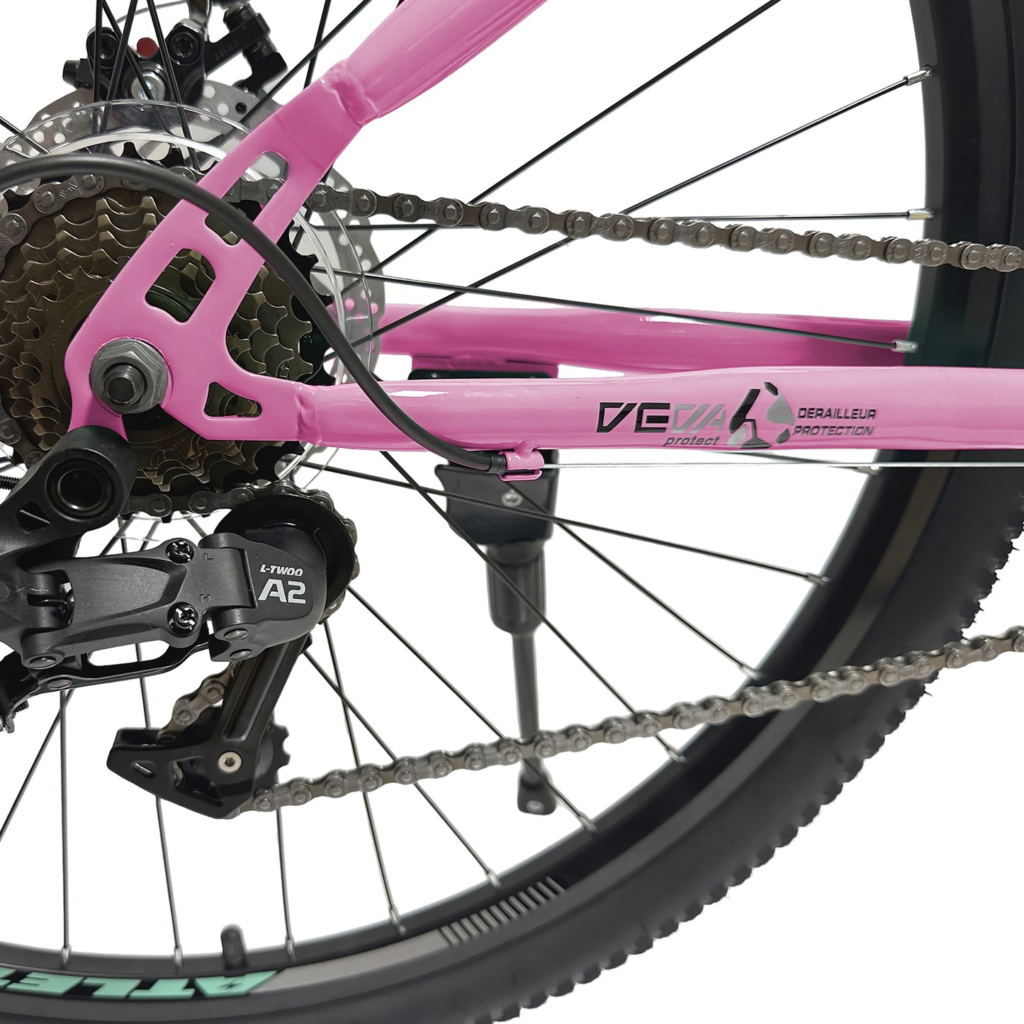 Bicicleta Mountain Bike W Force 26" Mujer Atletis Rosa