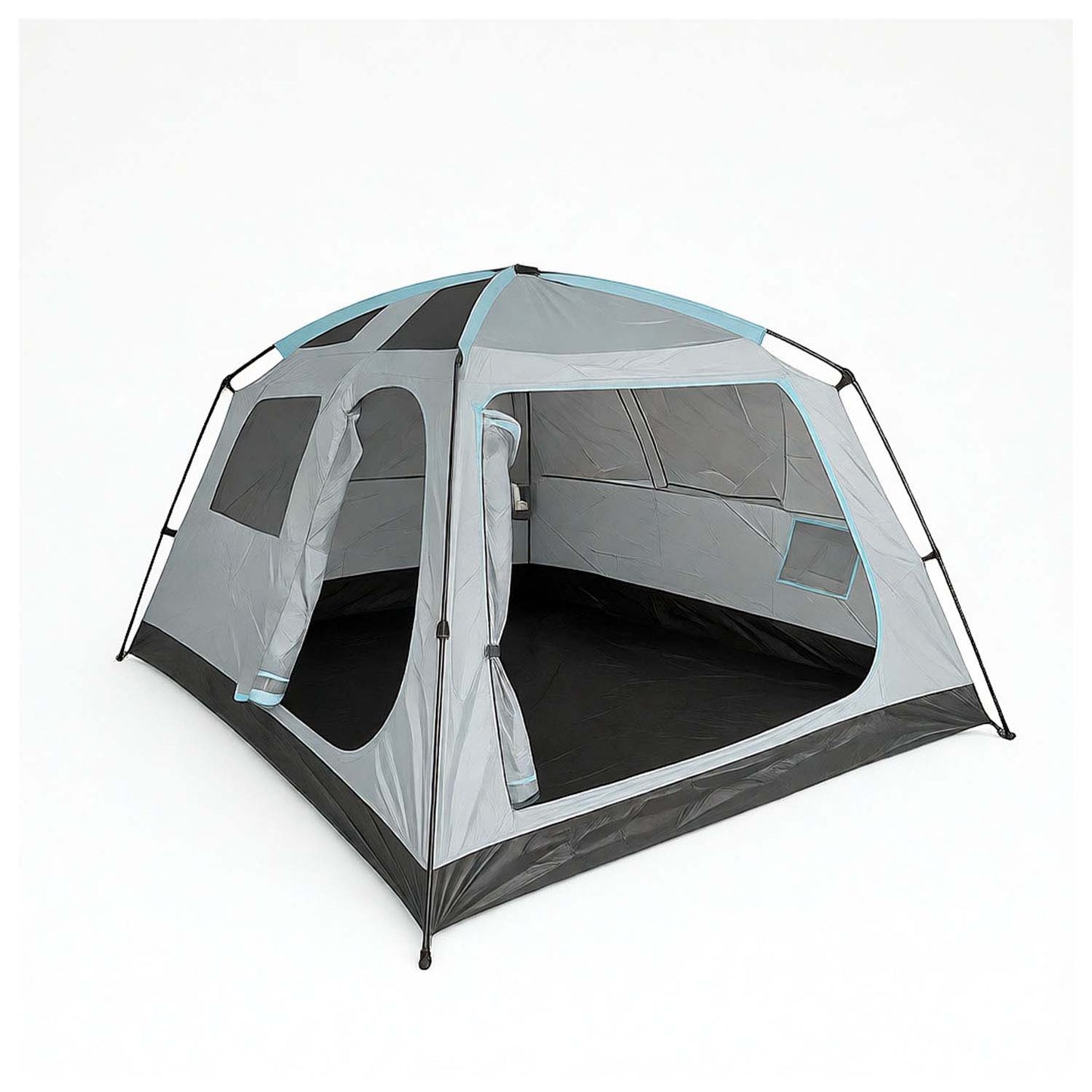 Carpa 12 Personas Camping Outdoor Gris