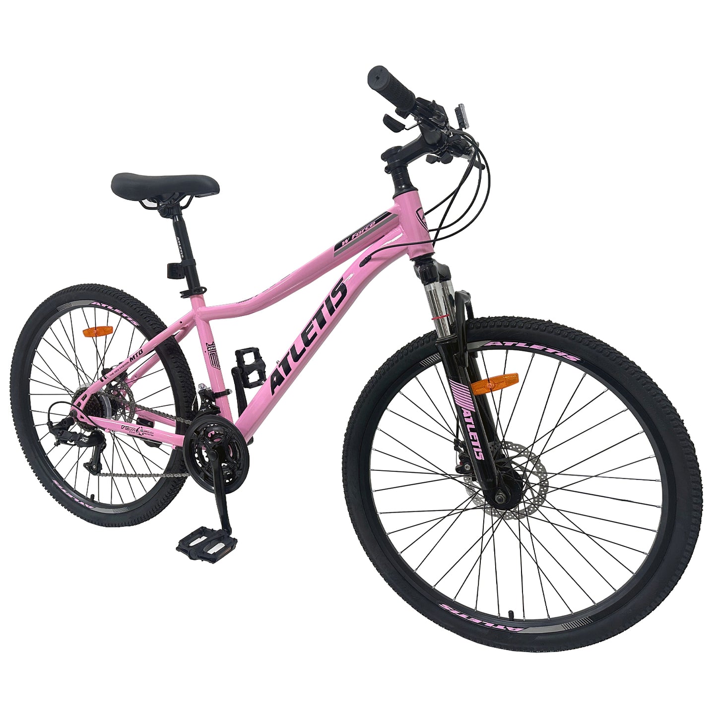 Bicicleta Mountain Bike W Force 26" Mujer Atletis Rosa