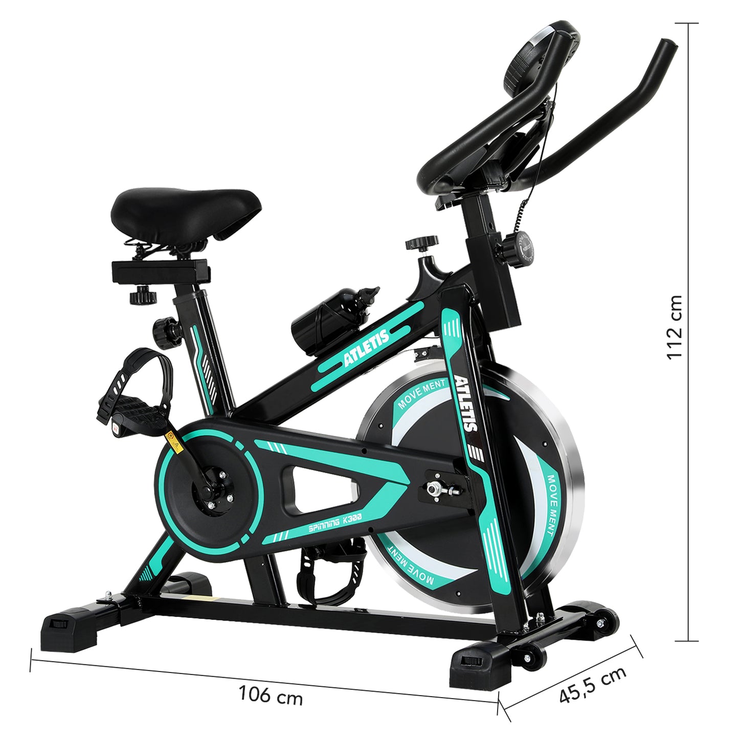 Bicicleta Spinning K300 6kg Verde