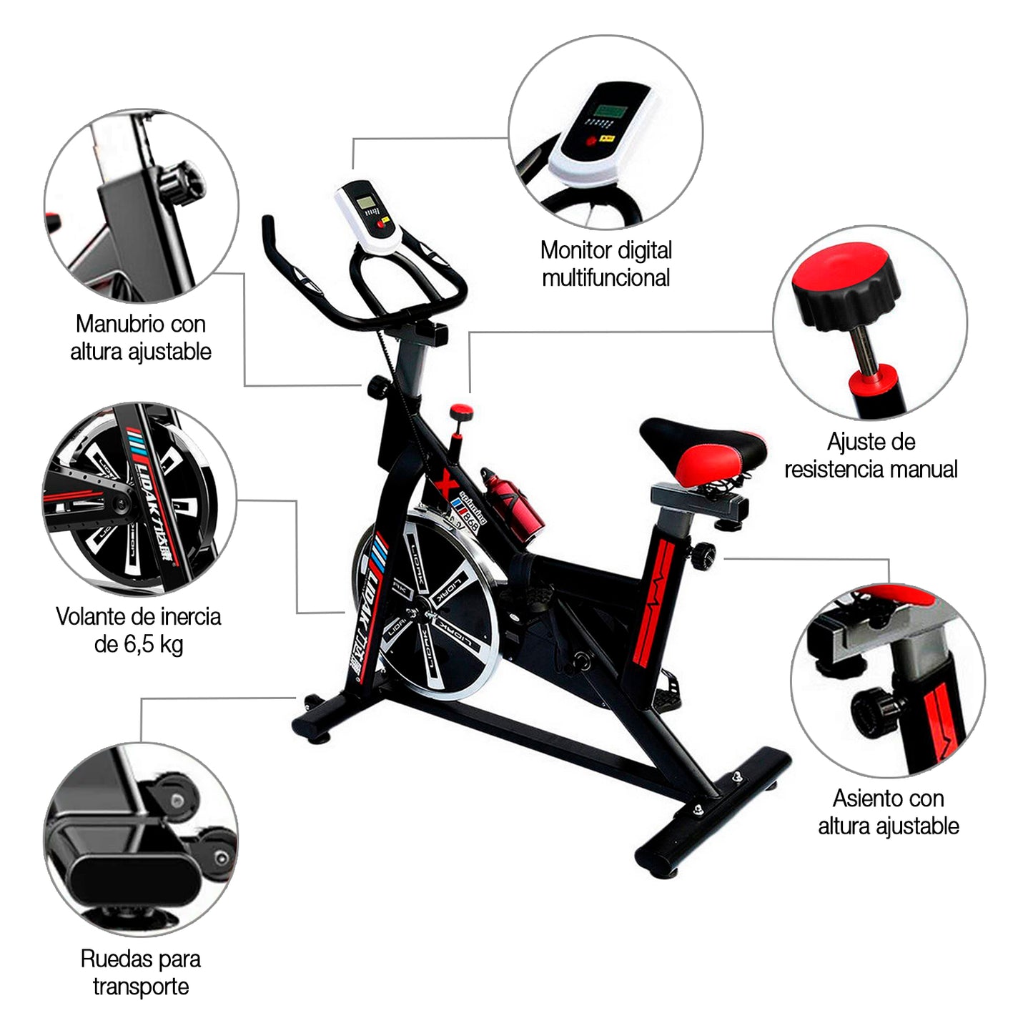 Bicicleta Spinning Home Fitness